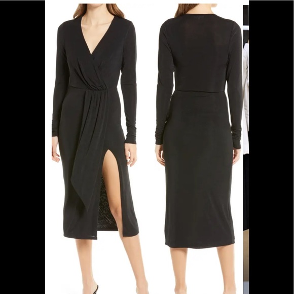 Good American Dresses & Skirts - Good America shimmer wrap desss